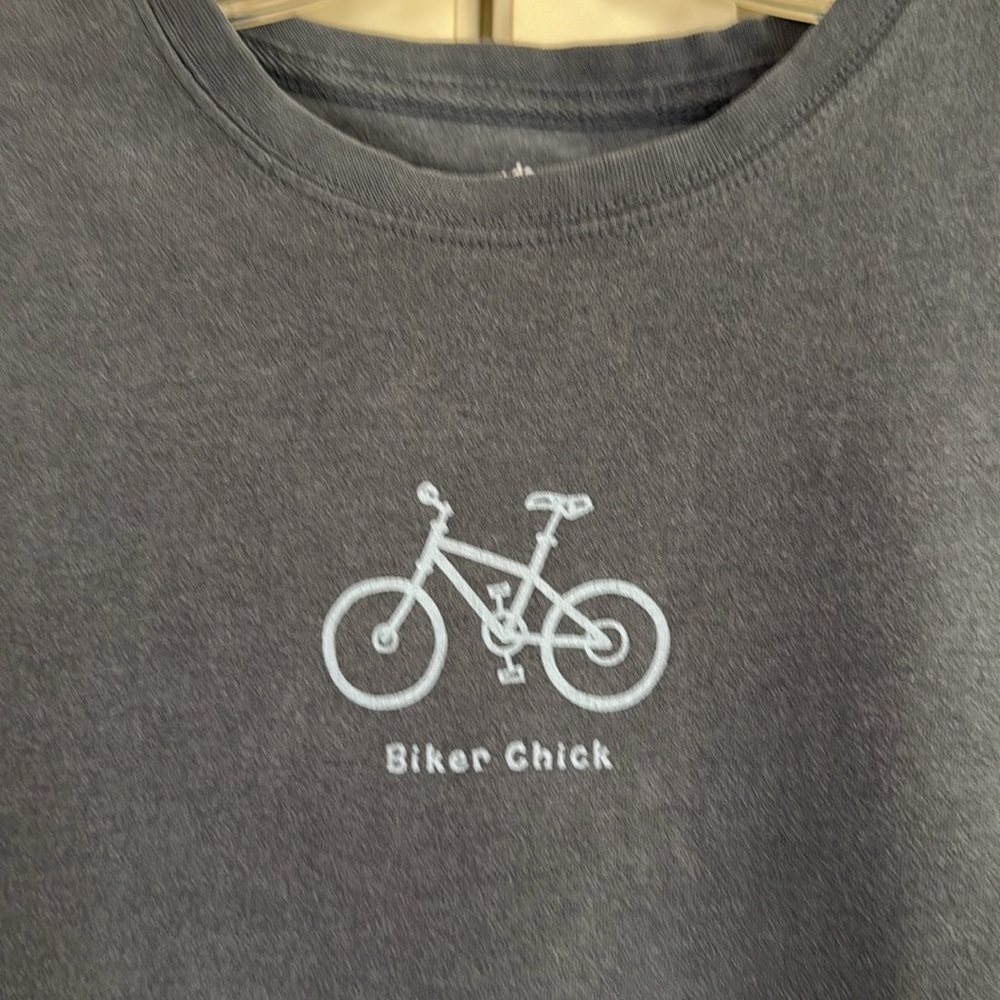 LIFE IS GOOD Biker Chick Tee 🚲🚴🚲 - Picture 3 of 7